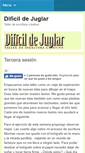 Mobile Screenshot of dificildejuglar.com