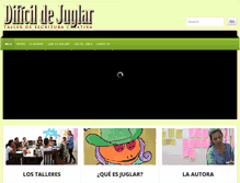 Tablet Screenshot of dificildejuglar.com